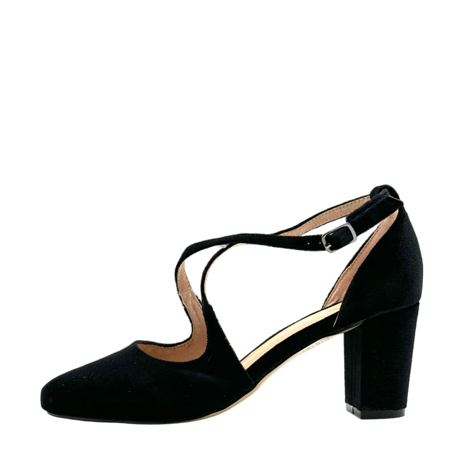 Oren Velvet Mary Jane Heels