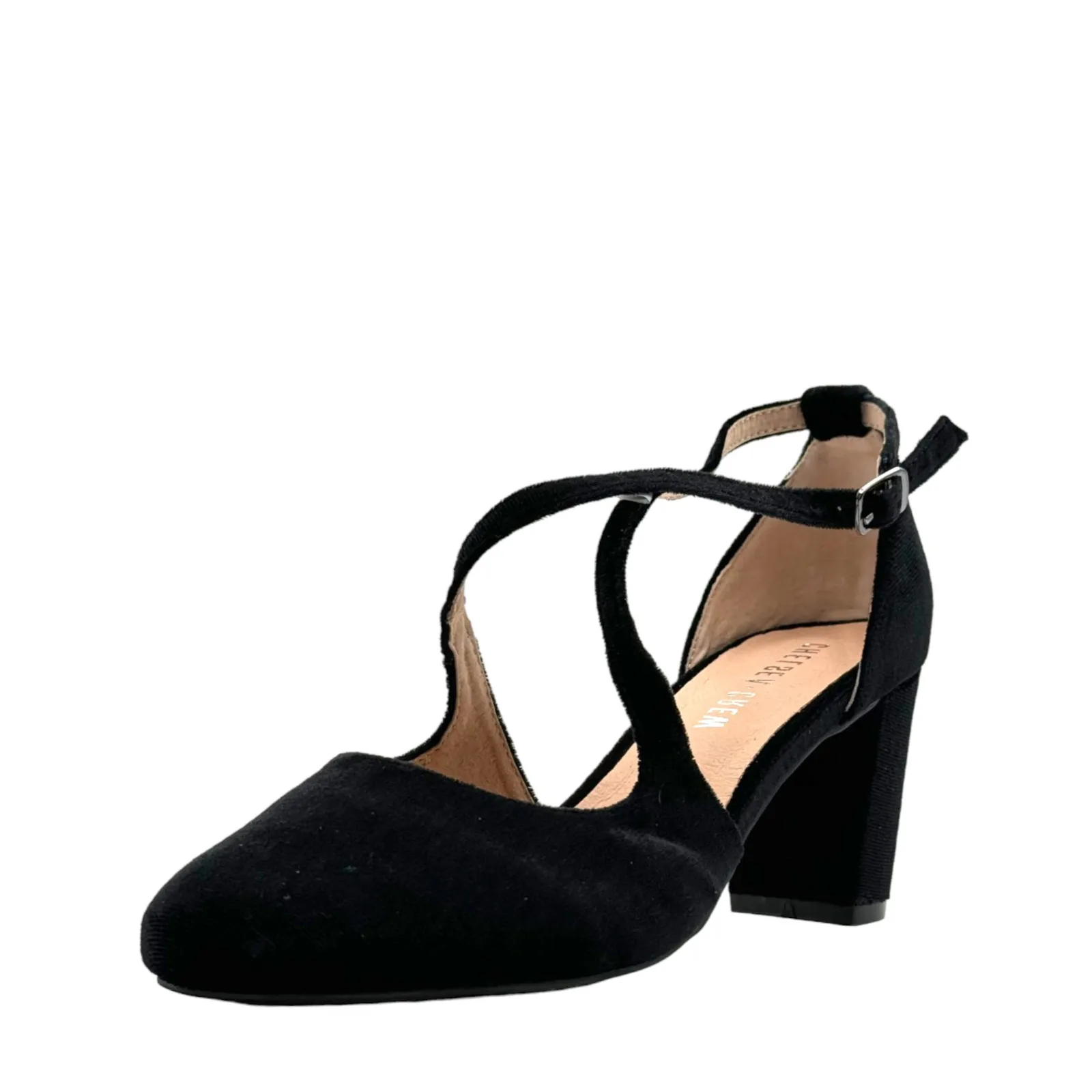 Oren Velvet Mary Jane Heels