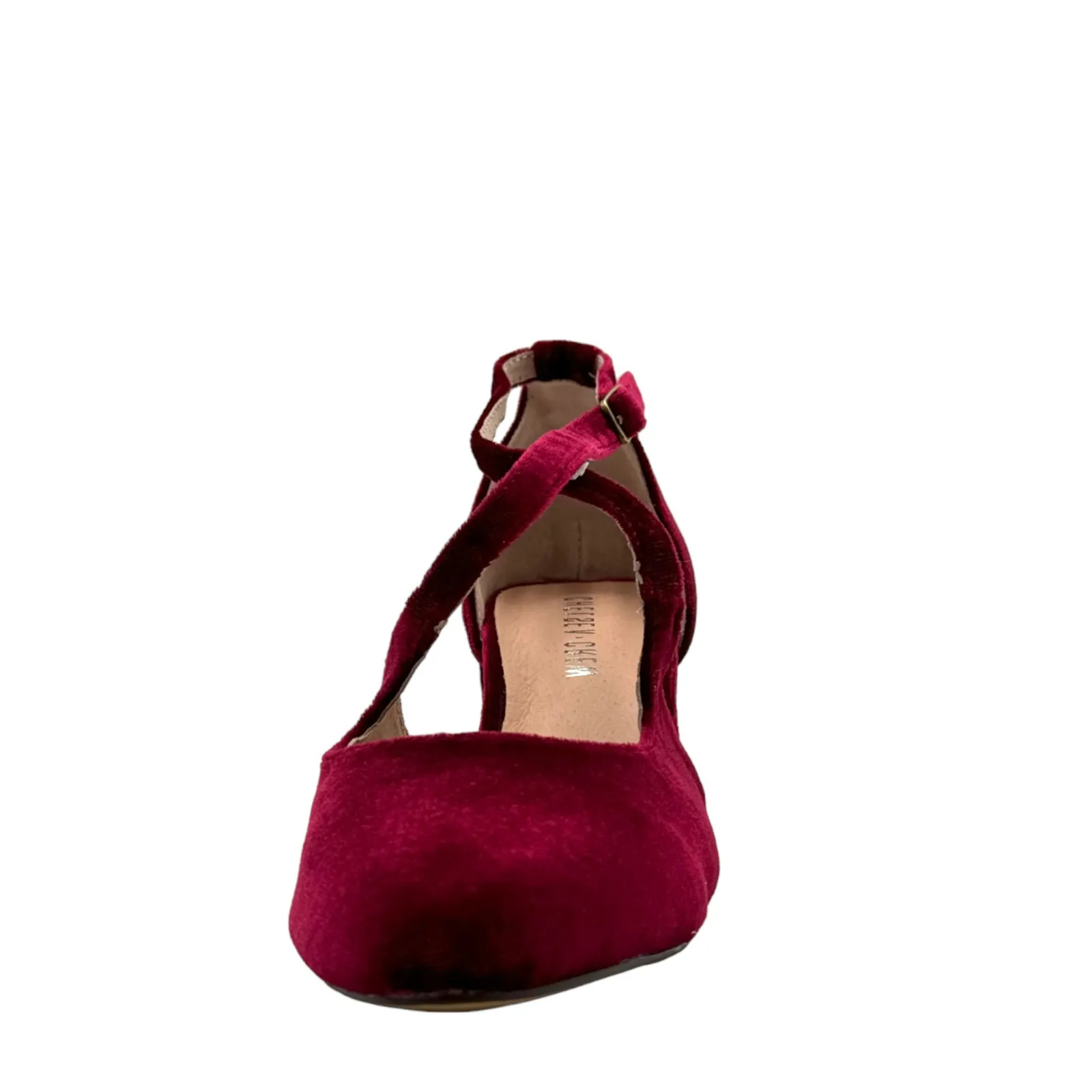 Oren Velvet Mary Jane Heels