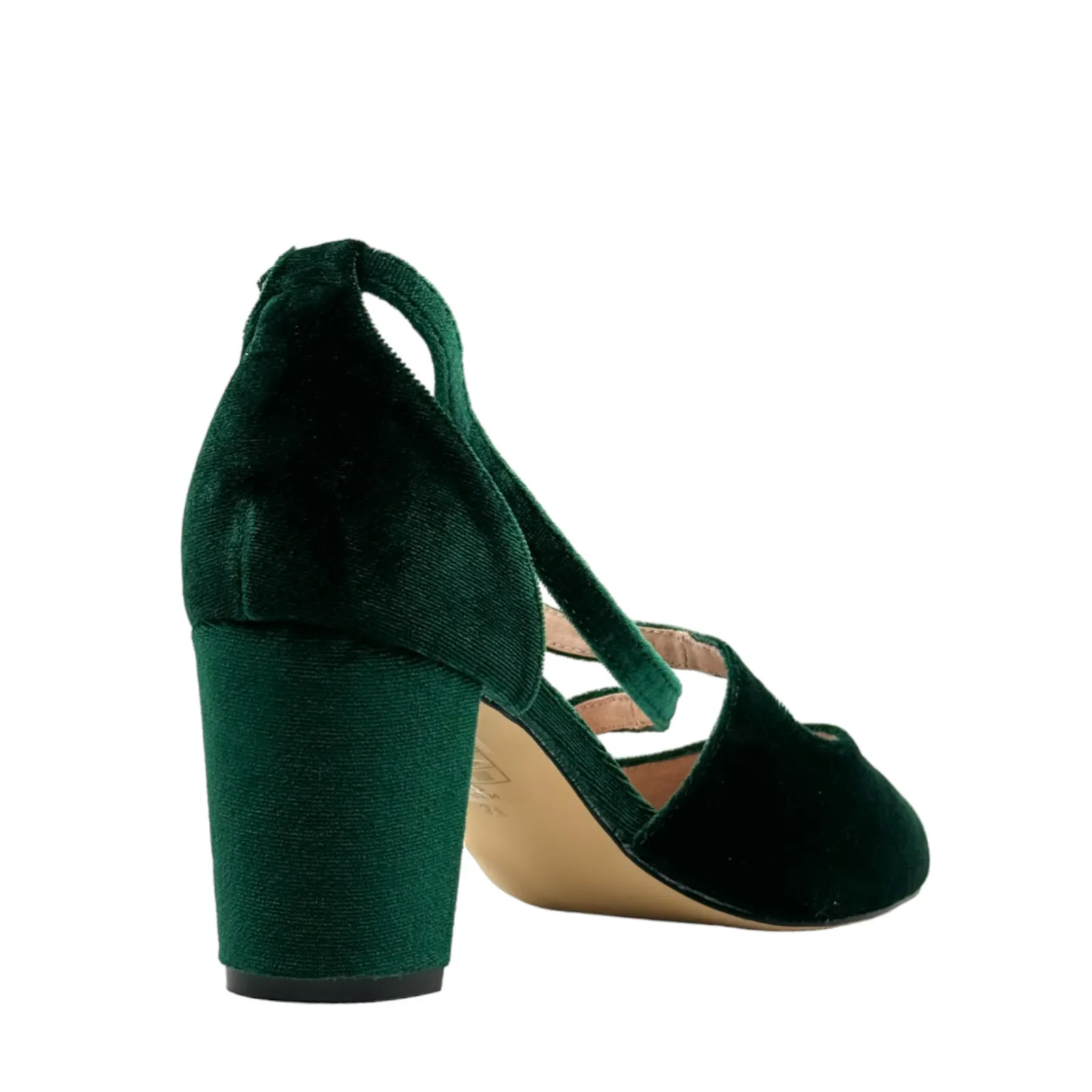 Oren Velvet Mary Jane Heels