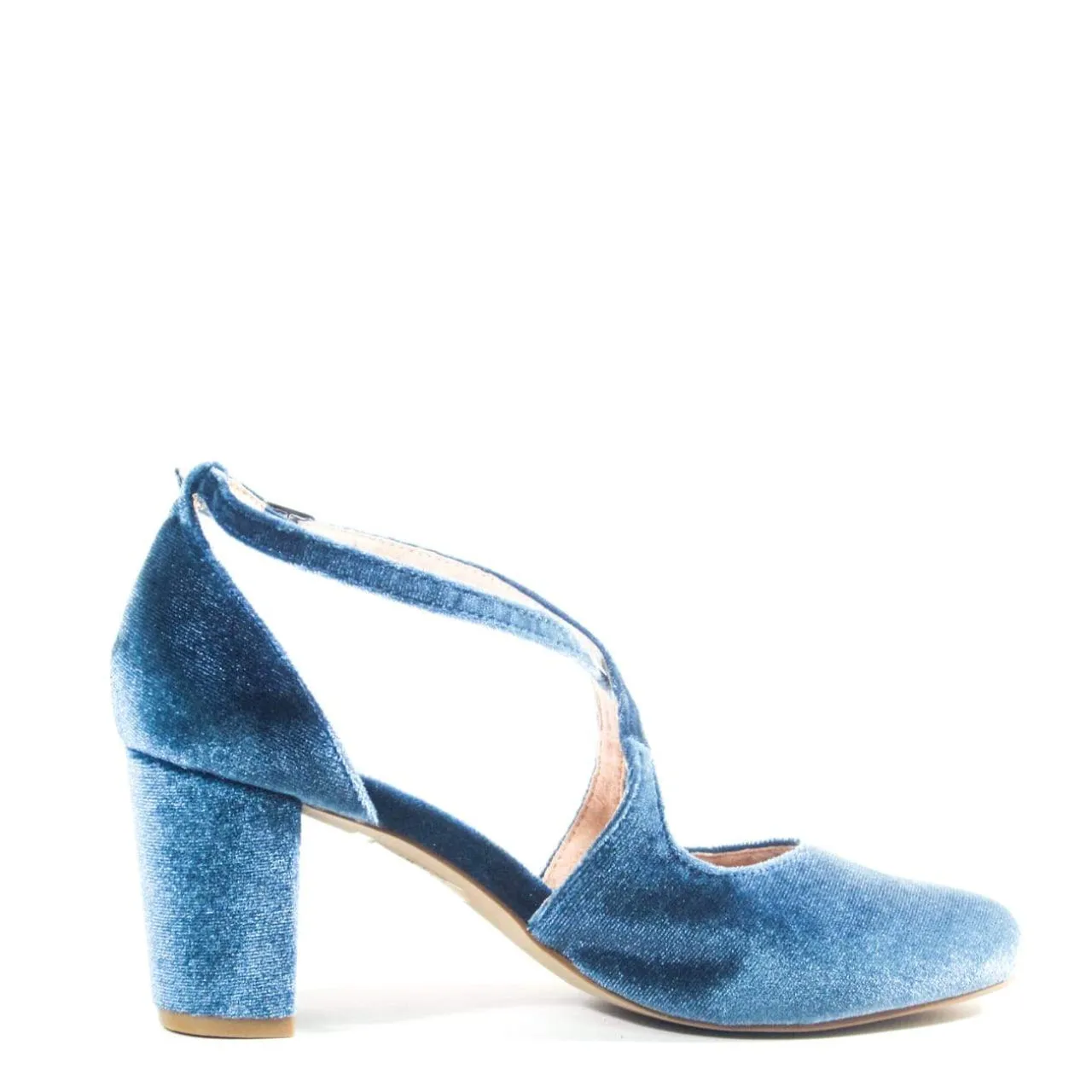 Oren Velvet Mary Jane Heels