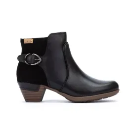 Pikolinos Womens Rotterdam 902-8943C1 Black Leather Ankle Boots - Stylish and Comfortable Footwear for Every Occasion