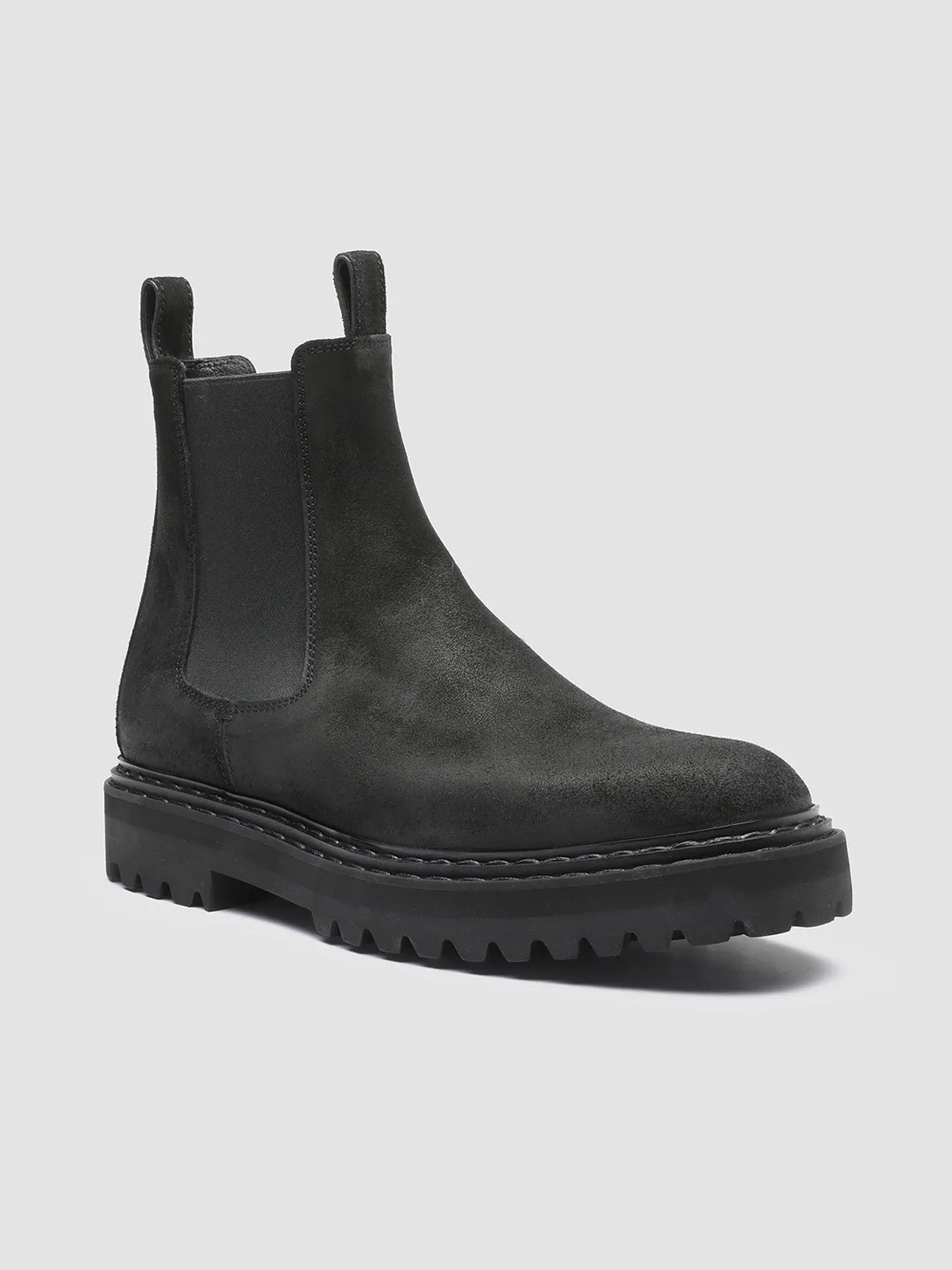 PISTOLS 003 - Black Suede Chelsea Boots