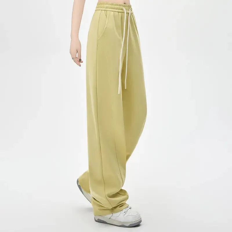 Relaxed Fit Wide-Leg Sweatpants