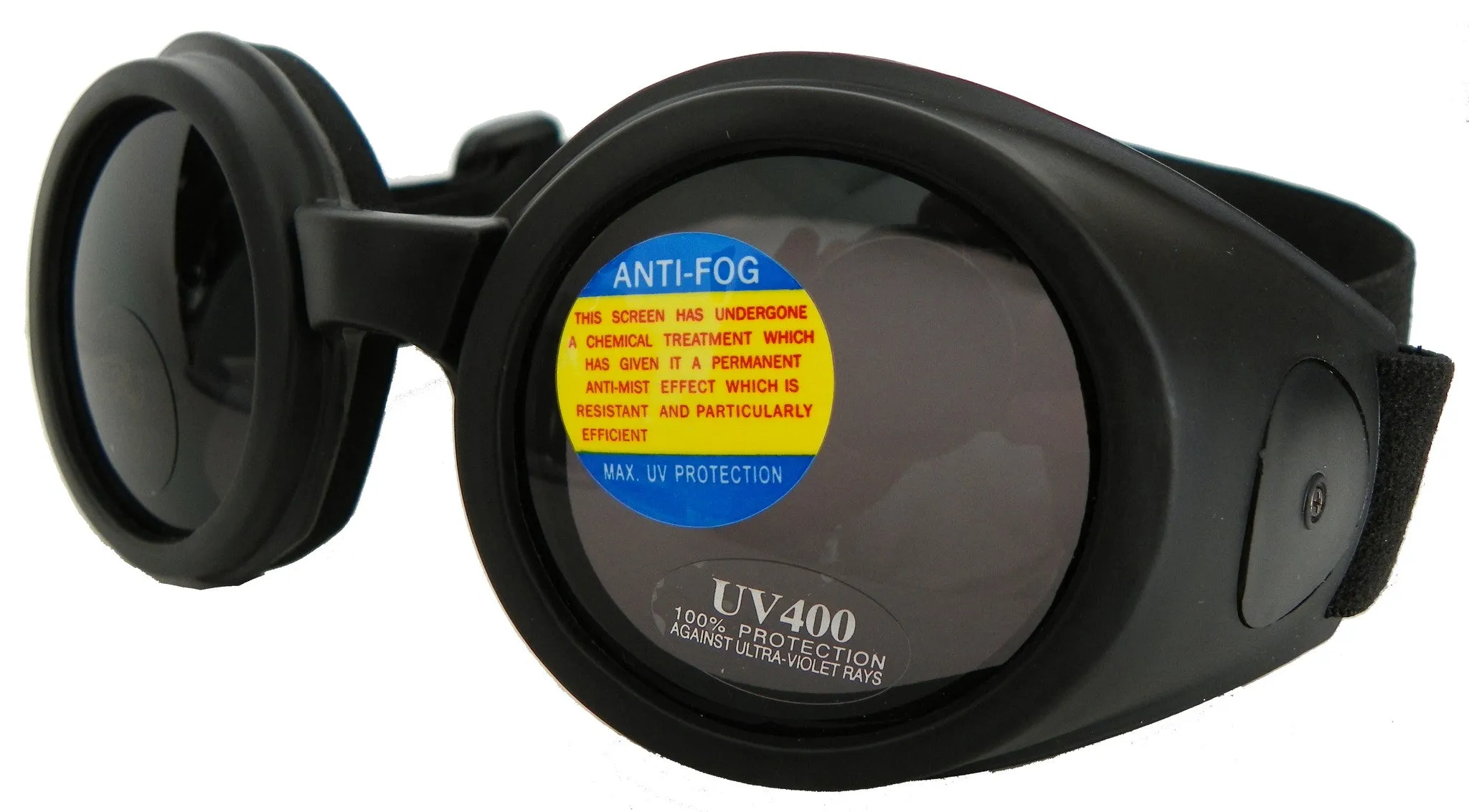 Road Vision Small Round Goggles Burning Moto