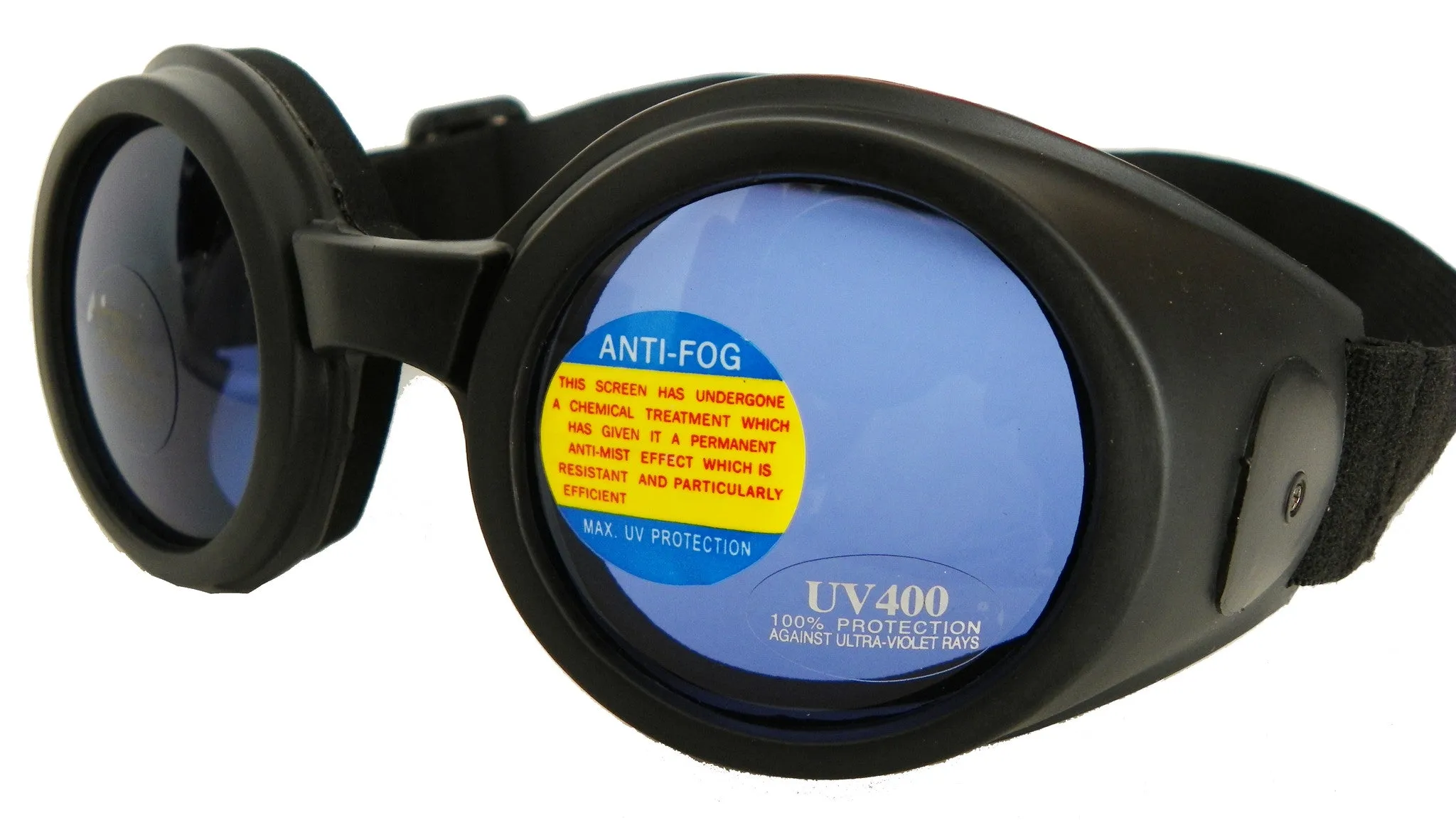 Road Vision Small Round Goggles Burning Moto