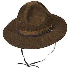 Scout - Scala H-WF909 Olive Wool Felt Boy Scout Hat - Campaign Pharrel