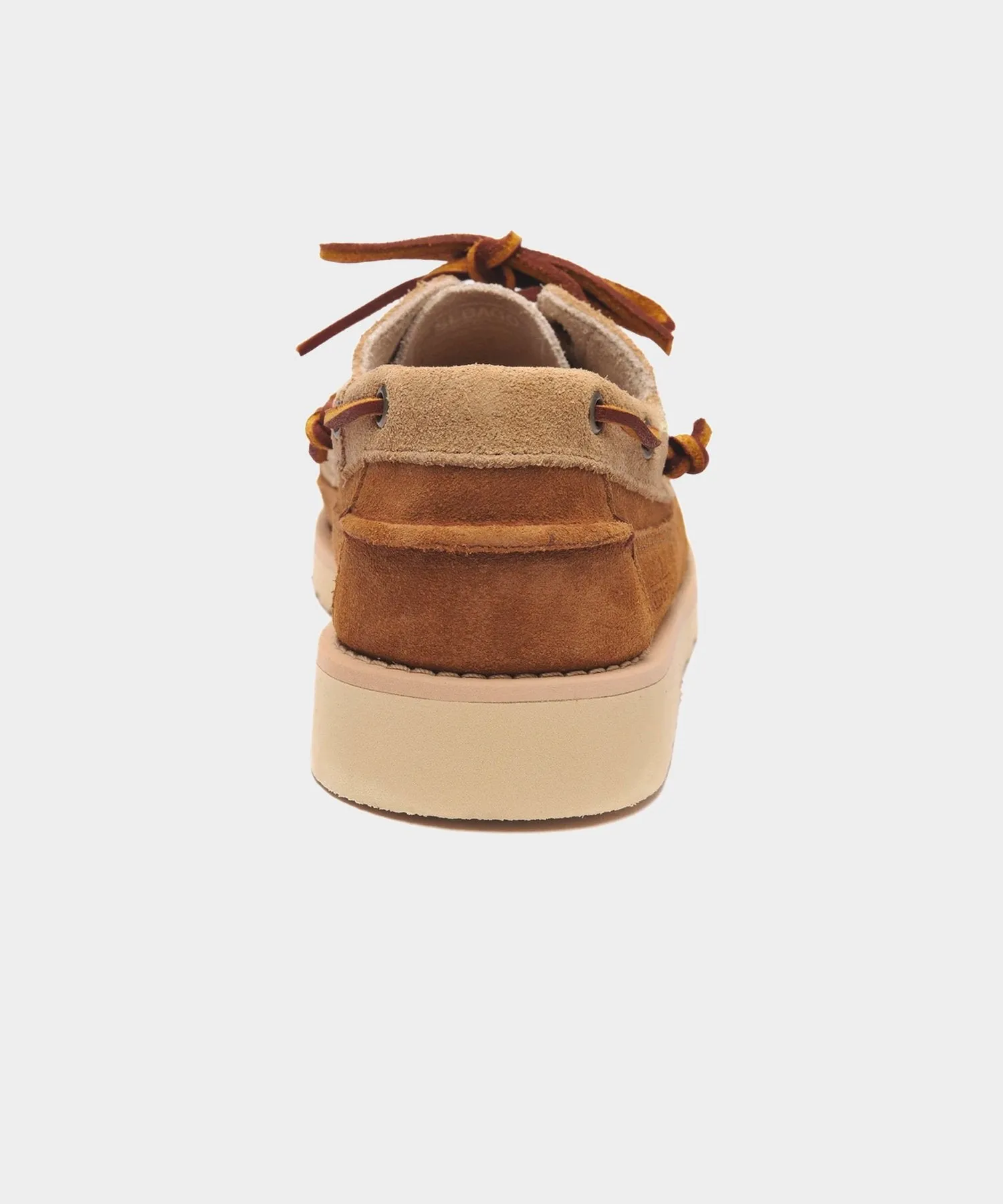 Sebago Cayuga Suede Moccasin in Camel/Papyrus