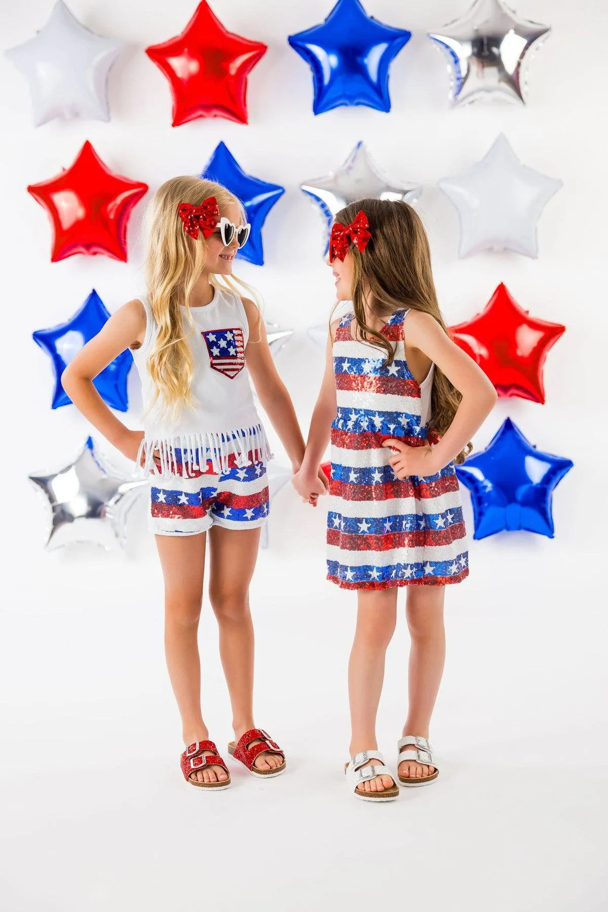 Sequin American Flag Dress