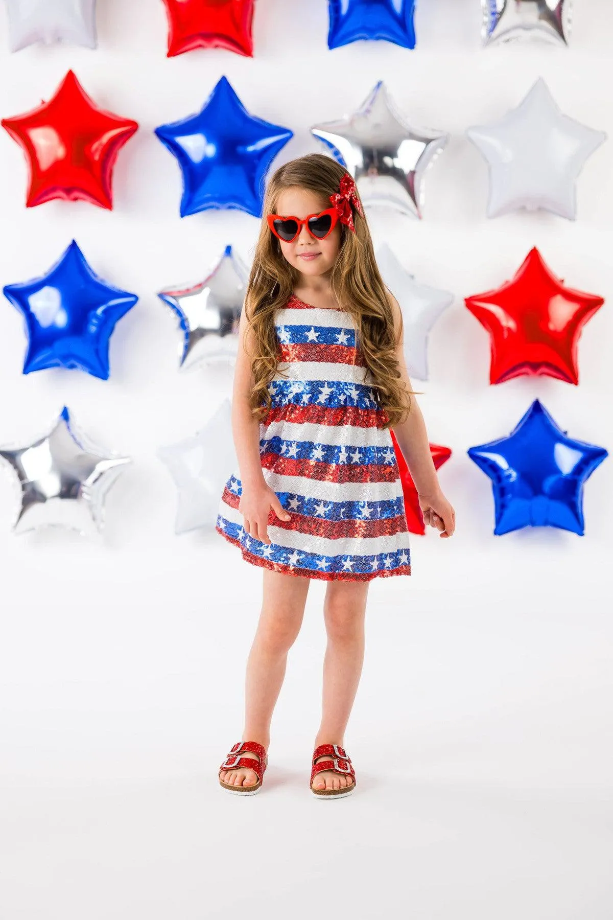 Sequin American Flag Dress