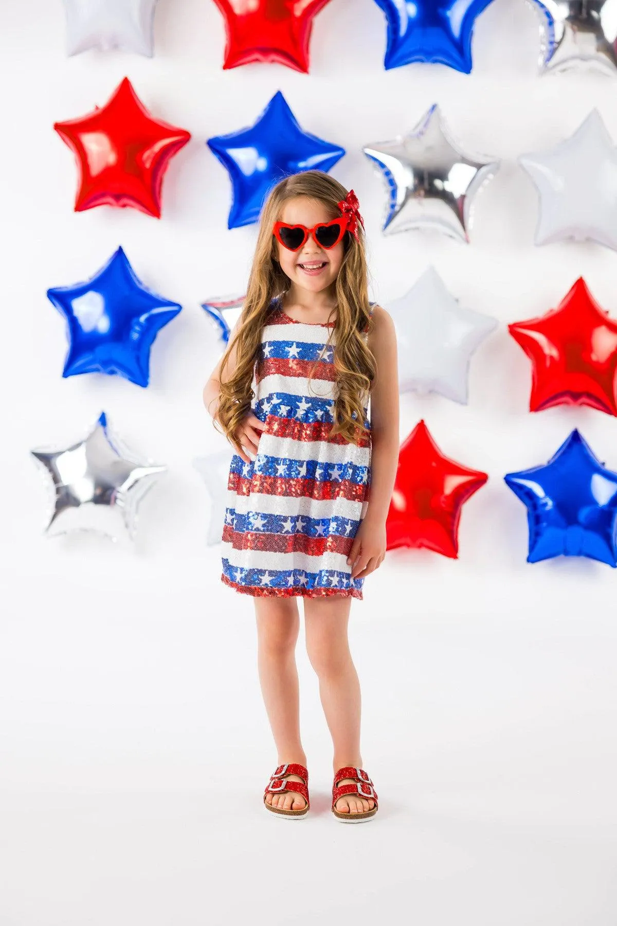 Sequin American Flag Dress