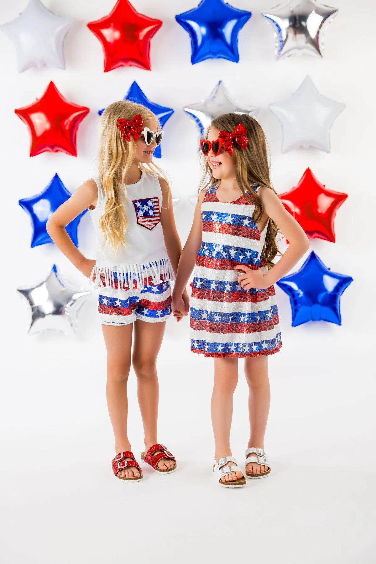 Sequin American Flag Dress