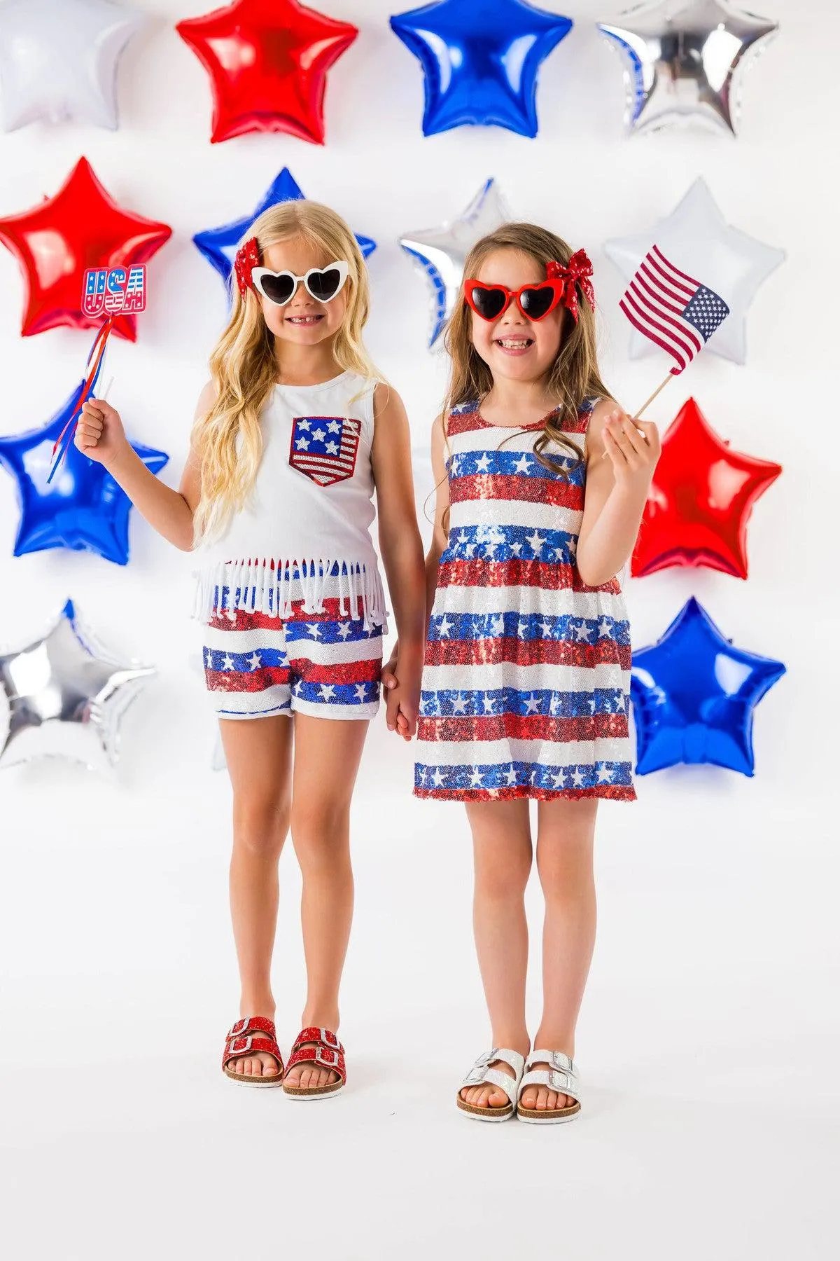 Sequin American Flag Dress