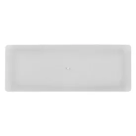 Sleek Tray 15.75in x 6in Clear