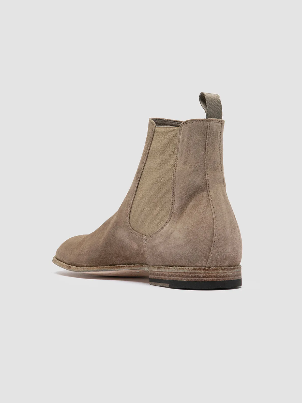 SOLITUDE 004 - Taupe Suede Chelsea Boots