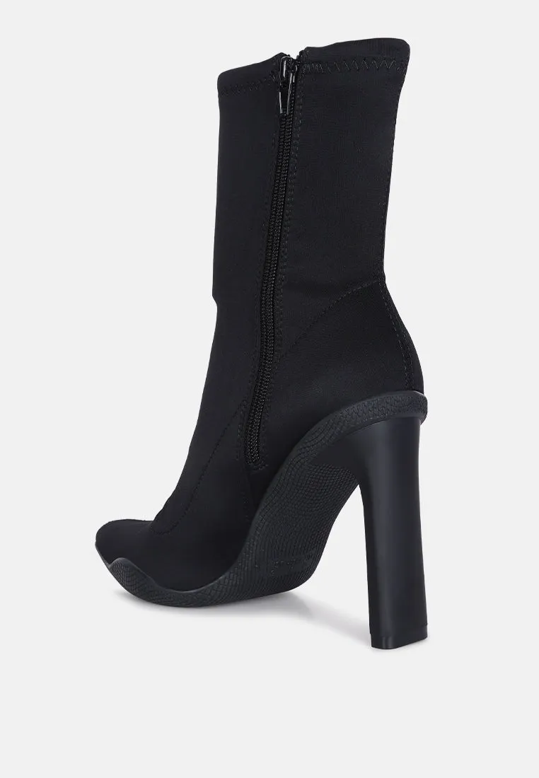 Tokens Pointed Heel Ankle Boots