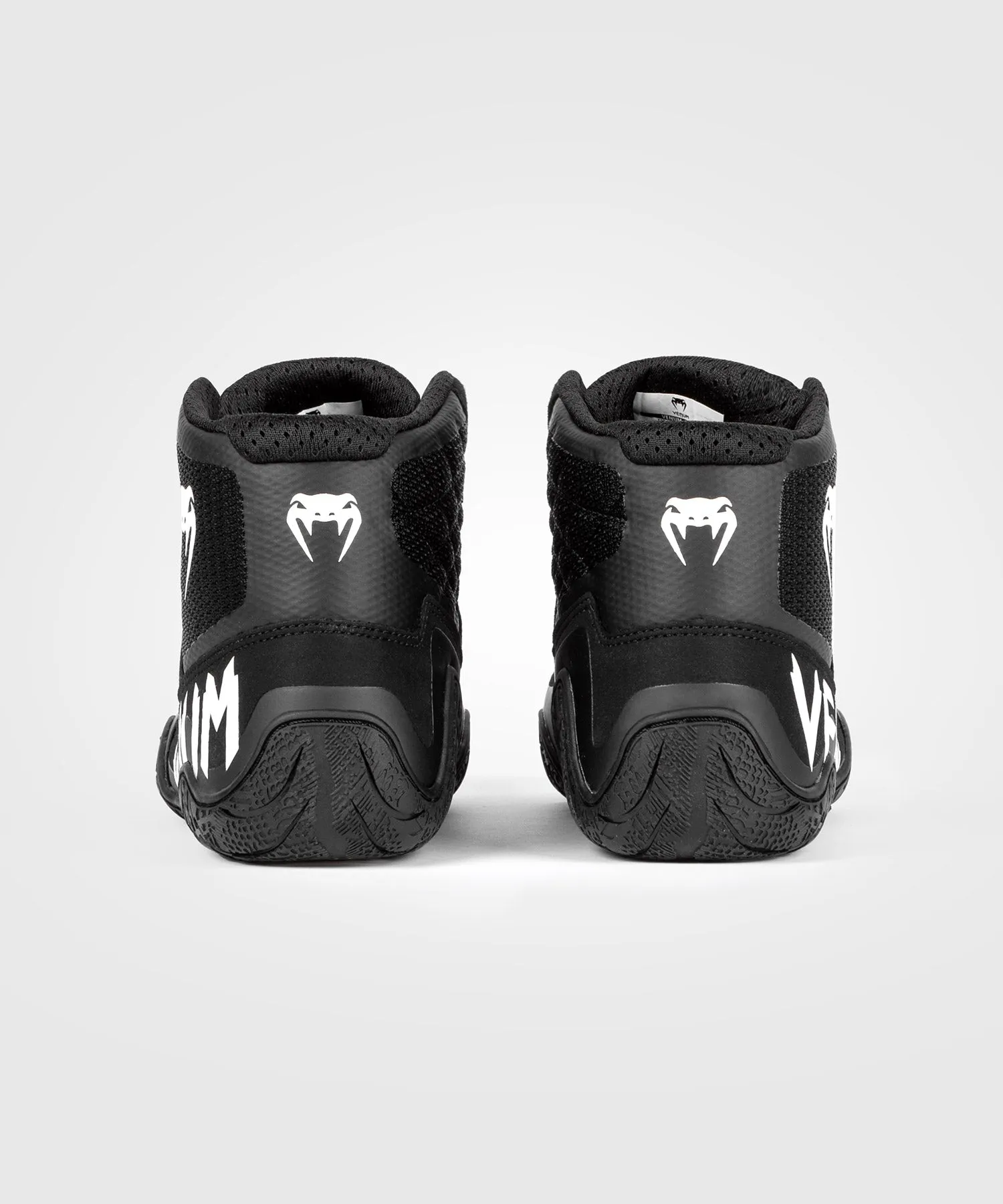 Venum Elite Wrestling Shoes - Black/White