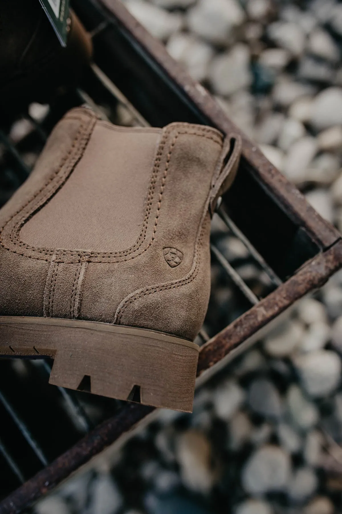 'WexFord' Women's Ariat Lug Chelsea Boot {Dark Moss}