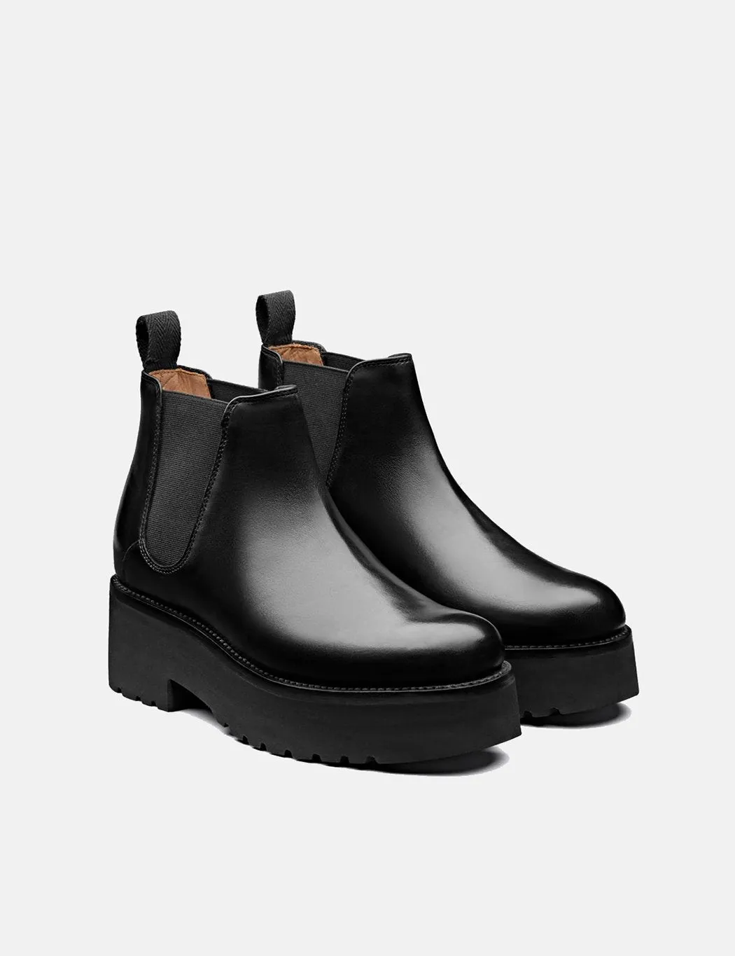 Womens Grenson Naomi Boot (Leather) - Black