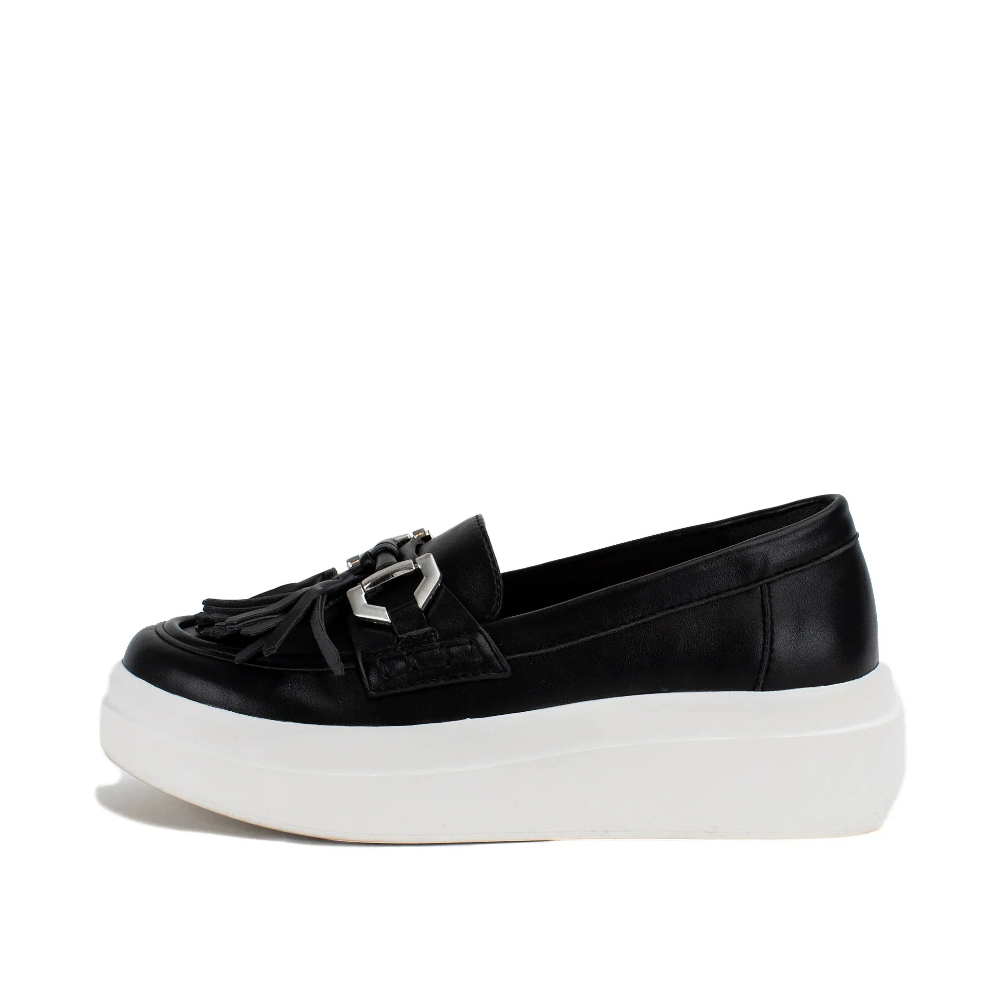 Yellow Box | Erina Loafer Sneaker in Black